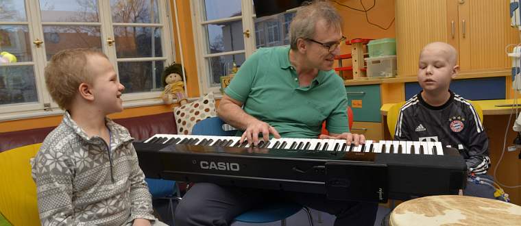 Musiktherapie mit krebskranken Kindern