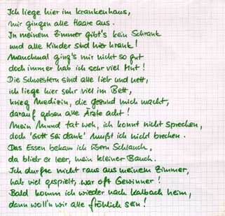 Pascal: Ich liege hier…