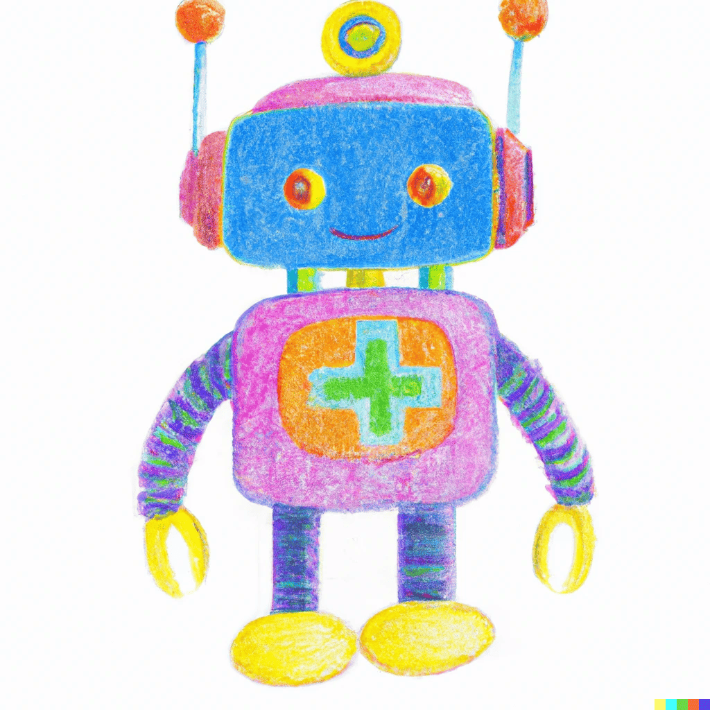 Kinderbild medizinischer Roboter