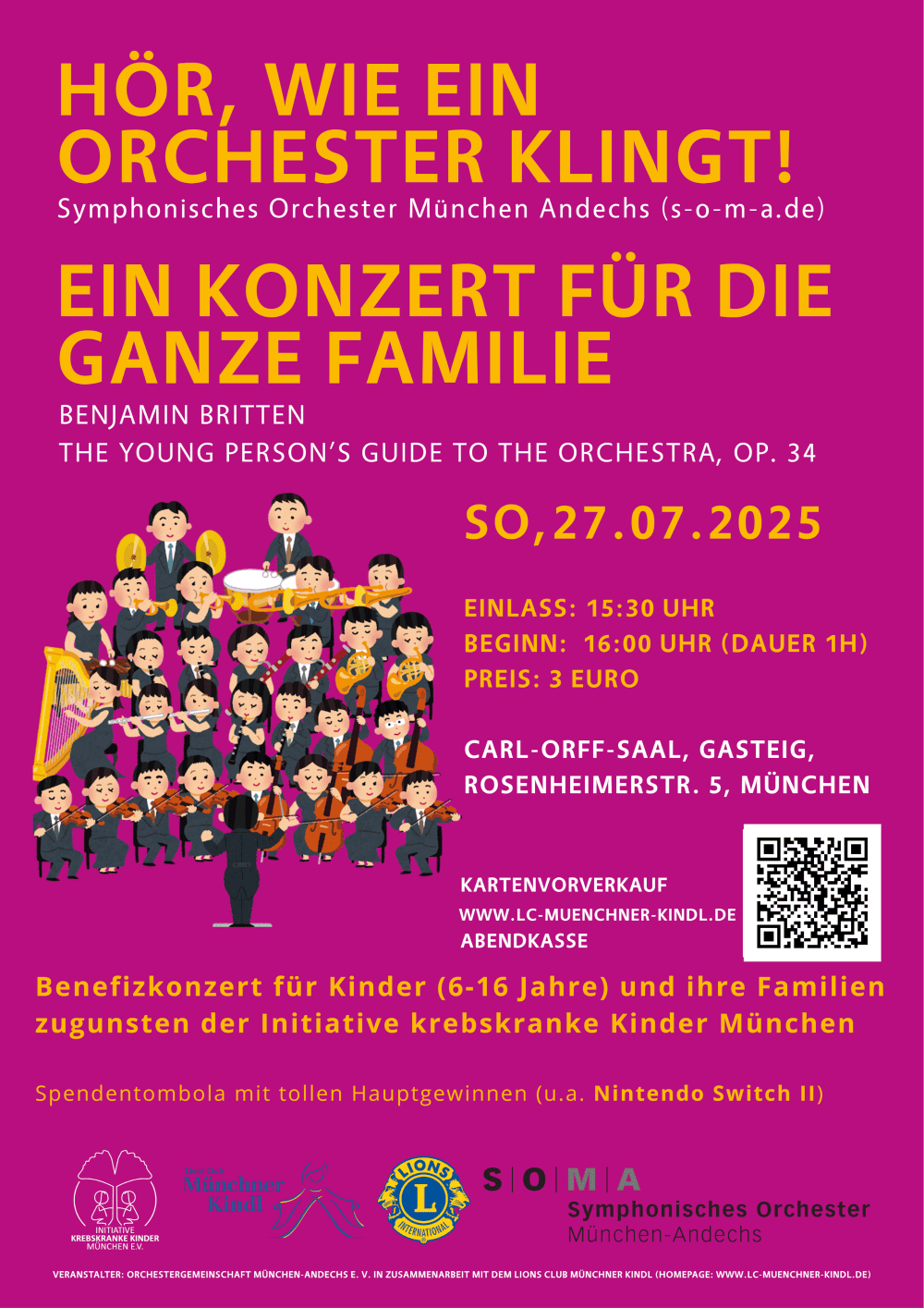 Plakat Kinderkonzert