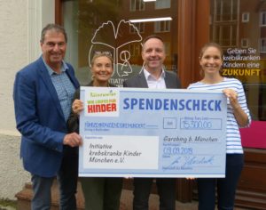 Spendenübergabe von 15.300 €