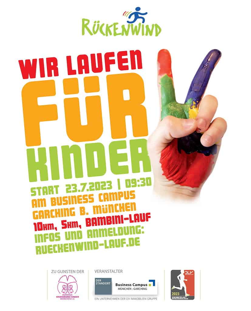 Flyer Rückenwindlauf 23